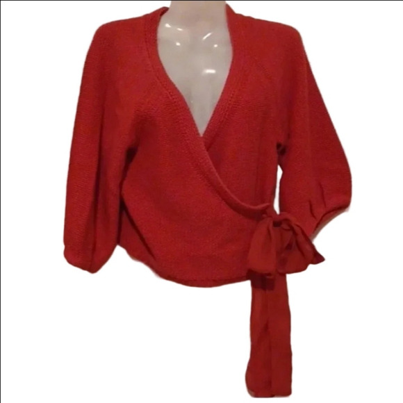 🌹beautiful color cardigan with a bow - Picture 4 of 11